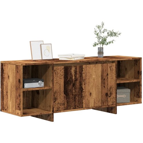 VidaXL TV ormarić staro drvo 130x35x50 cm konstruirano drvo Slike
