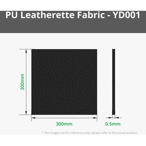 Bambu Lab Black Pebbled PU Leatherette Fabric (B-YD001) Cene