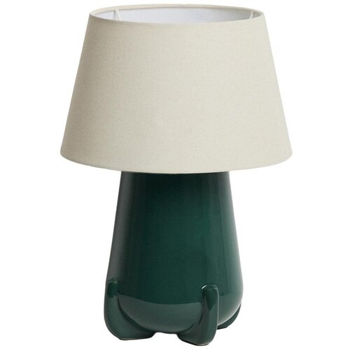 Kave Home Zelena/boje slonovače stolna lampa keramička (visina 45,5 cm) Odra &ndash; Cijene