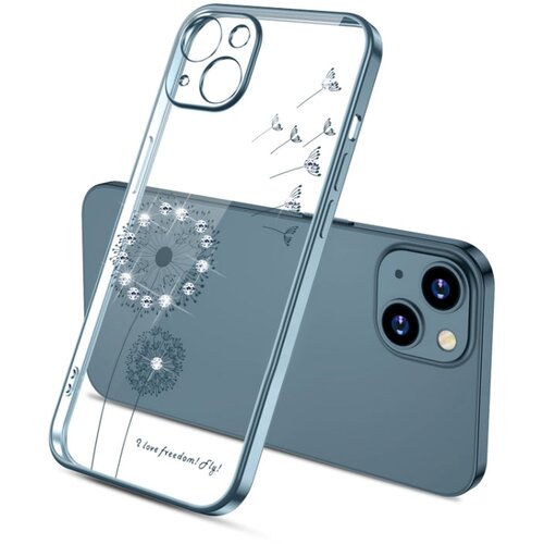  Ovitek za iPhone 14 Pro Max | Regrat s kristali, moder Cene