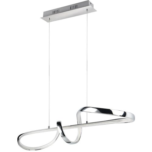 Tri O LED viseča svetilka v srebrni barvi Padua &amp;ndash; Slike