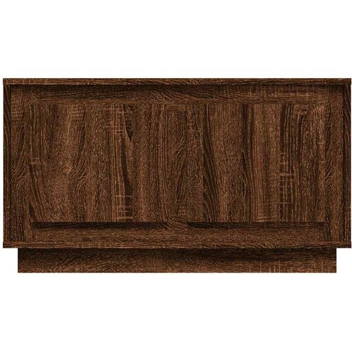  ormarić smeđa boja hrasta 80x35x45 cm konstruirano drvo Slike