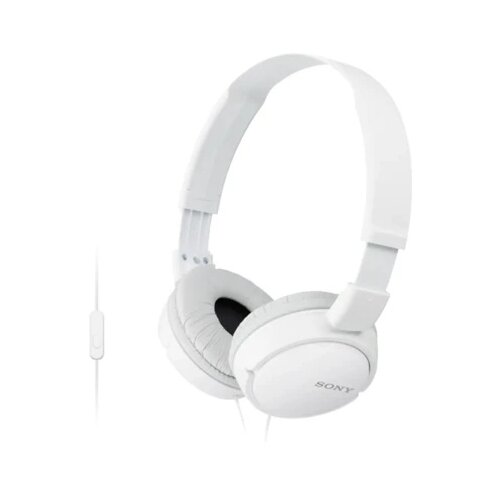 Sony Naglavne slu&scaron;alke MDR-ZX110AP, žične, bele Cene