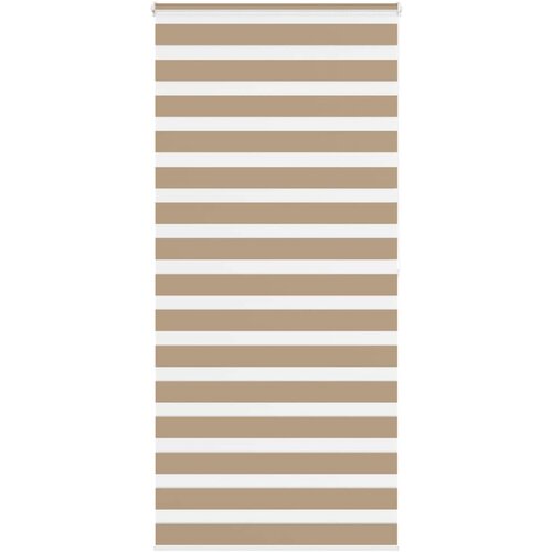vidaXL Zebra zavesa peščeno rjava 95x200 cm širina blaga 90,9 cm poliester, (5000297809) Cene