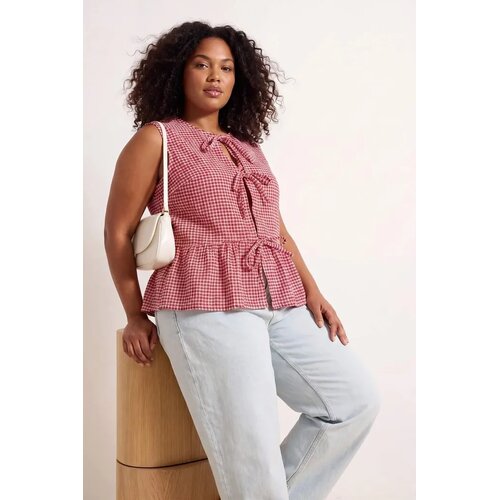Trendyol ženska bluza Tbbss26Af00090, crvena Cene