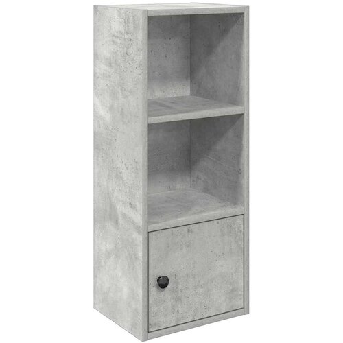Maison Chic Knjižna omara - Knjižni regal betonsko siva 31x24x77 cm inženirski les, (21726033) Slike