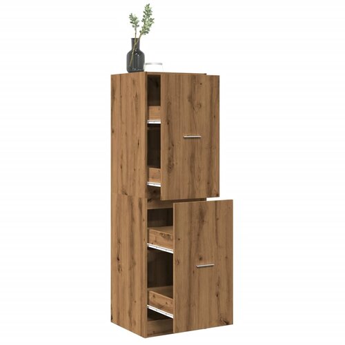 vidaXL Ormarić za lijekove boja artisian hrast 40x41x144,5 cm drveni Cijene