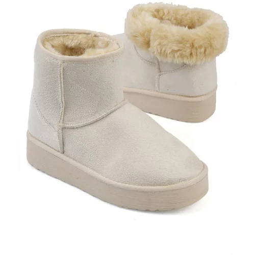 Capone Outfitters Capone Women's Sheepskin Mid-Length Boots with Round Toes.