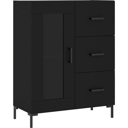 Maison Chic Komoda - Predalnik črna 69,5x34x90 cm inženirski les, (21715910) Slike