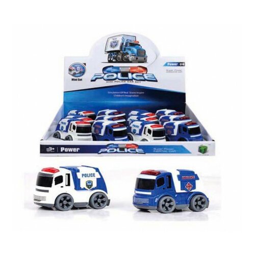 Hk Mini igračka policijski auto, displej 12 komada ( A042973 ) Slike