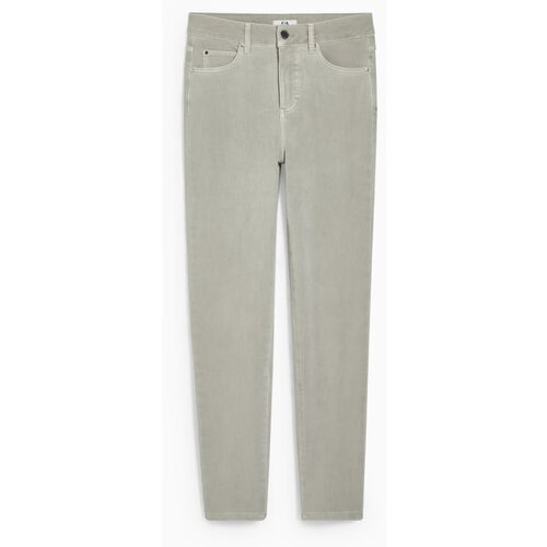 CA ženske farmerke, visok struk, skinny fit, sive Slike