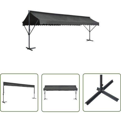  The Living Store Prostostoječa tenda 600x300 cm antracitna - Tenda, (21743755) Cene