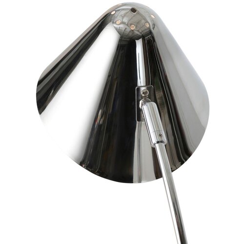 Ellos Home Željezna stolna lampa sa savitljivom konstrukcijom u sjajno srebrnoj boji (visina 40 cm) Nathan &amp;ndash; Slike