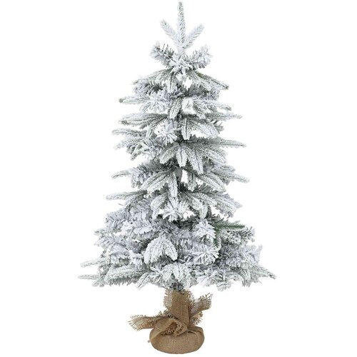 Mini božićno drvce 45 cm PVC i PE Zelena i bijela Slike