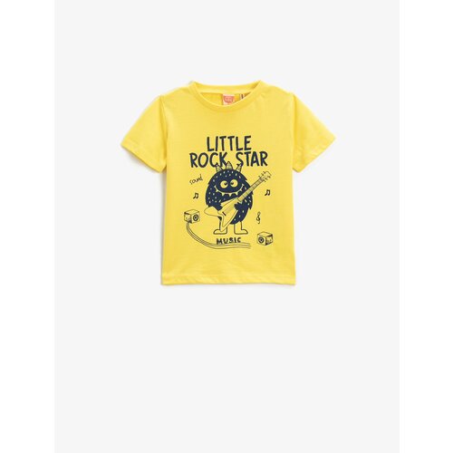 Koton Monster Printed T-Shirt Short Sleeve Crew Neck Cotton Slike
