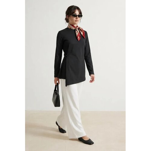 Trendyol Modest Ženska bluza Tctss26Uk00007, Crna Cene