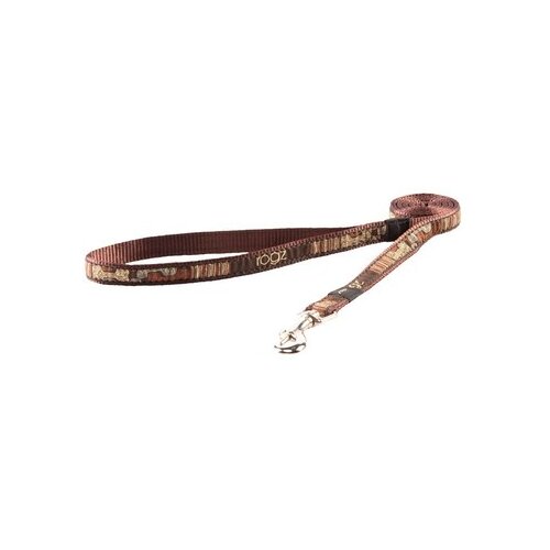 Rogz scooter povodac za pse, m, mocha bone Slike