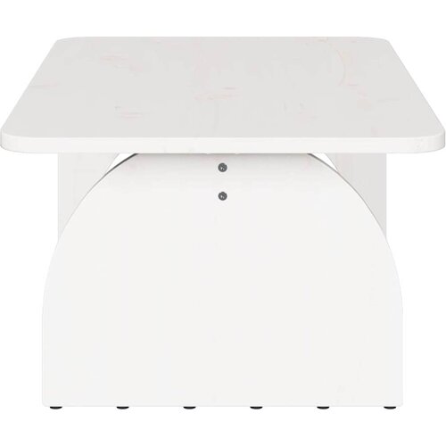  Kava Stol Bijelo 80 x 50 x 31 cm Masivna borovina Slike