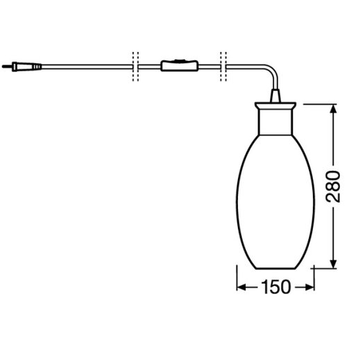 Ledvance Stona lampa GRAPE 1xE27/40W/230V ružičasta Slike