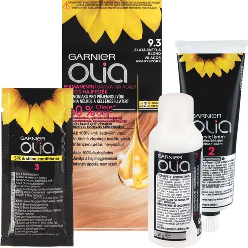 Garnier olia oljna trajna barva za lase 50 g odtenek 9,3 Golden Light Blonde Slike