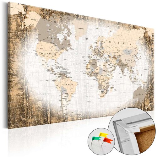  Slika na plutenoj podlozi - Enclave of the World [Cork Map] 60x40 Slike