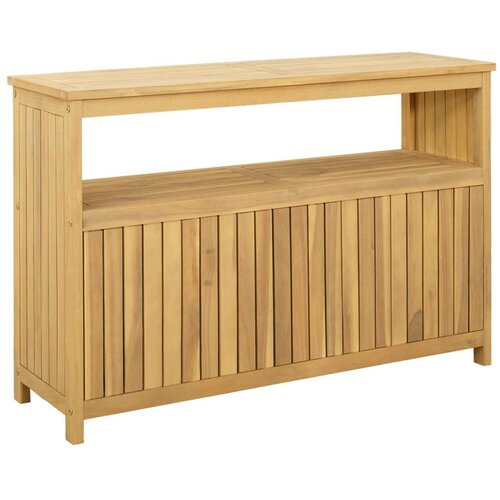  Vrtna konzola s pohranom Svijetla akacija 110 x 35 x 75 cm - 110 x 35 x 75 cm Svijetli bagrem Slike