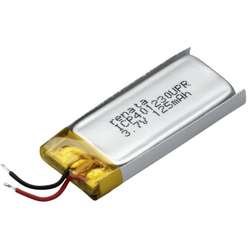Renata LiPo-akumulator ICP401230UPR\, 3\, 7 V\, 130 mAh\, ICP051331\, (D x &Scaron; x V) 31 x 12.7 x 4.5 mm 100642, (20438346) Cene
