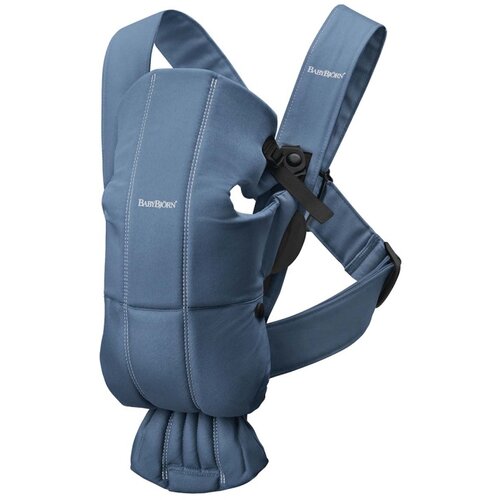BabyBj&amp;ouml;rn&amp;reg; ergonomska nosilka mini woven vintage indigo Slike