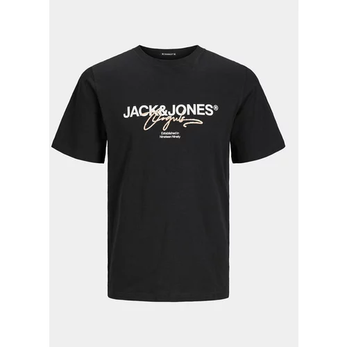 Jack & Jones Majica Joraruba 12255452 Črna Standard Fit