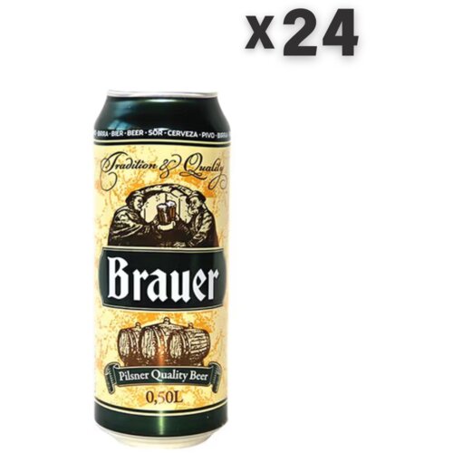 BRAUER paket piva 0.5l x 24 limenke Slike
