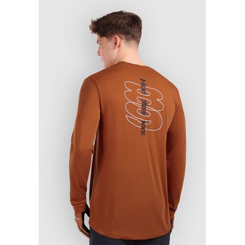 Horsefeathers Majica Fury Ls Bike Jersey Rust L Slike