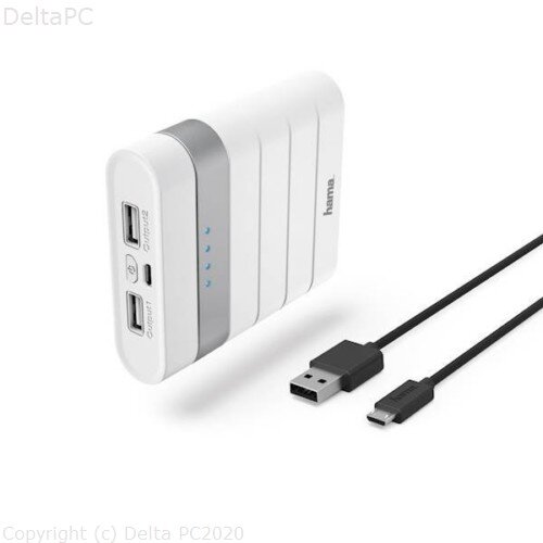 Powerbank HAMA Soft Touch 10400mAh bijeli Cijene