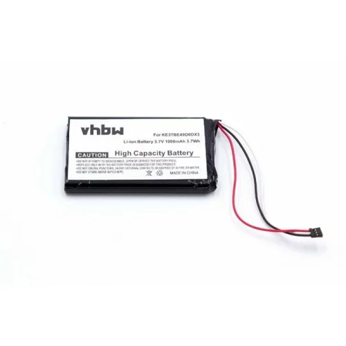 VHBW Baterija za Garmin Nüvi 2539 / 2589 / 2599, 1000 mAh