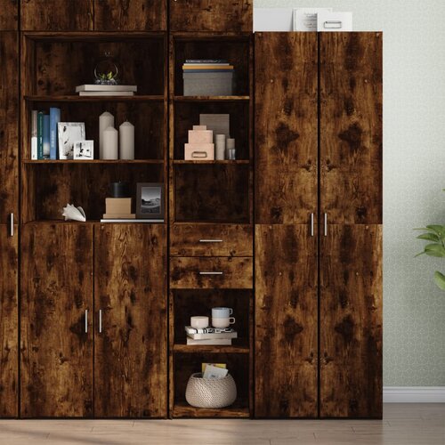 The Living Store Visoka omara dimljeni hrast 40x42,5x185 cm inženirski les - Visoka Omara, (21428662) Slike