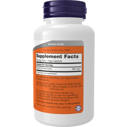Now Foods Tavrin NOW, 500 mg (100 kapsul) Slike