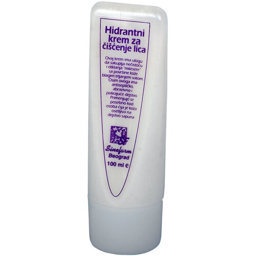 Sinefarm Krem hidrantni za či&scaron;ćenje lica 100ml Cene