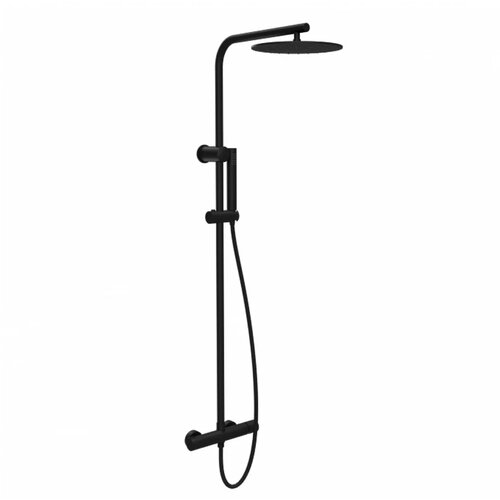 Copen nook baterija i usponski tuš okrugli set mat crna C-01-112MB Cene