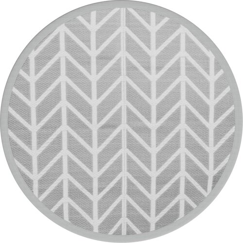 Maison Chic Zunanja Preproga, Rug siva Ø120 cm PP, (22122762) Cene