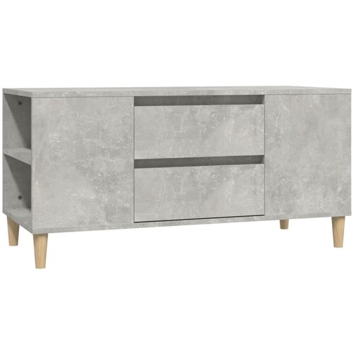 Maison Chic TV omarica - TV stojalo - Televizijska omarica betonsko siva 102x44,5x50 cm inženirski les, (21699764) Slike