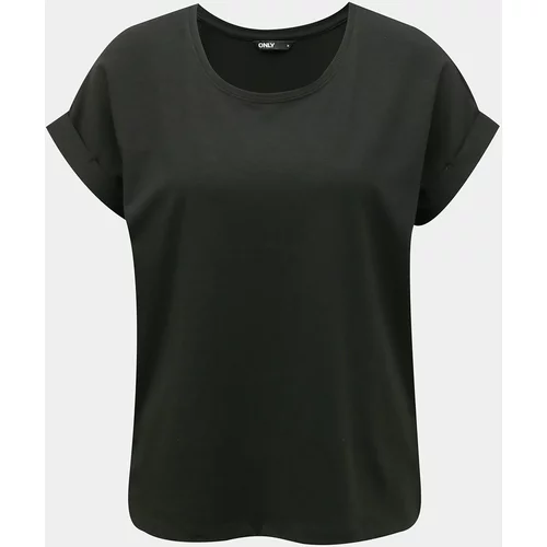 Only Black loose basic T-shirt Moster - Women