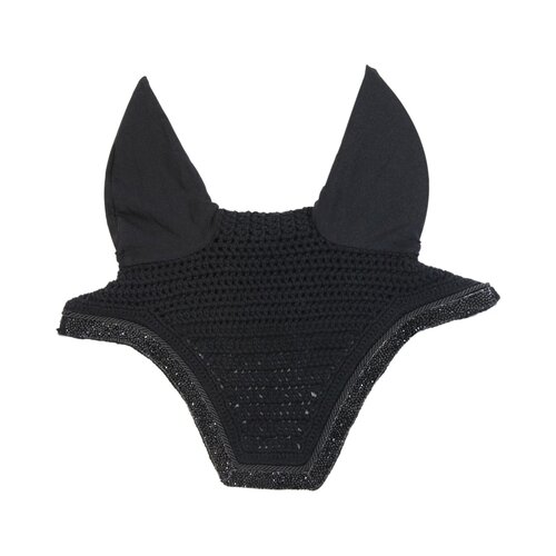 Kentucky Horsewear Za&scaron;čita za u&scaron;esa Fly Veil Wellington Glitter & Stone - črna Cene