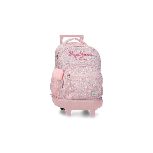 PepeJeans Mia ranac za &amp;scaron;kolu sa točkićima - light pink ( 60.729.41 ) Slike