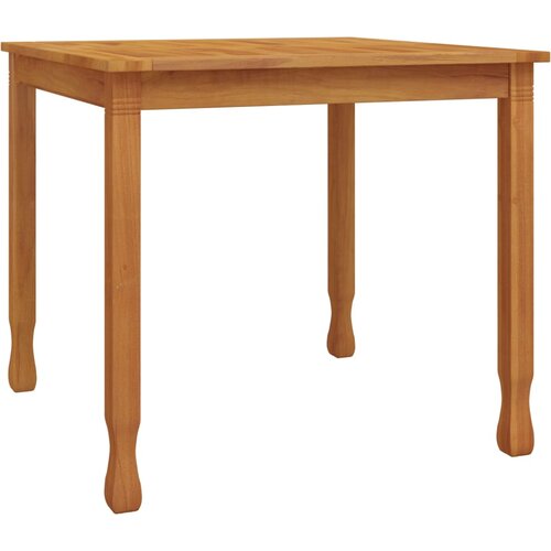 VidaXL Vrtna jedilna miza 85x85x75 cm trdna tikovina, (20665755) Slike