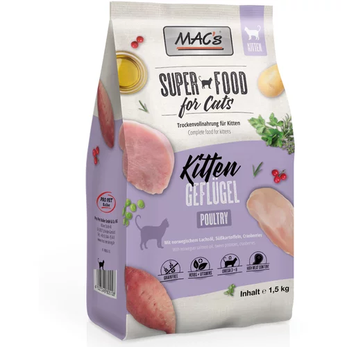 MAC's Superfood for Cats Kitten - 1,5 kg