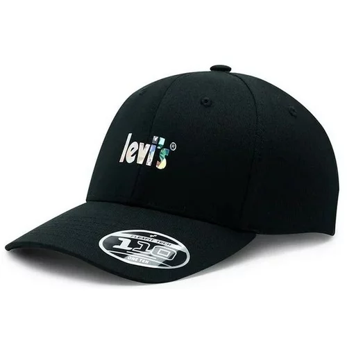 Levi's Kape s šiltom LOGO FLEX FIT CAP Črna