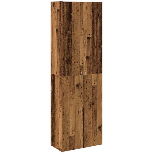 Maison Chic Visoka omara - Komoda - Predalnik starinski les 60x32x190 cm inženirski les, (21718768) Slike