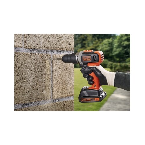 Black &amp;amp; Decker BCD003C1 aku udarna bu&amp;scaron;ilicai 18v 1,5ah baterija Slike