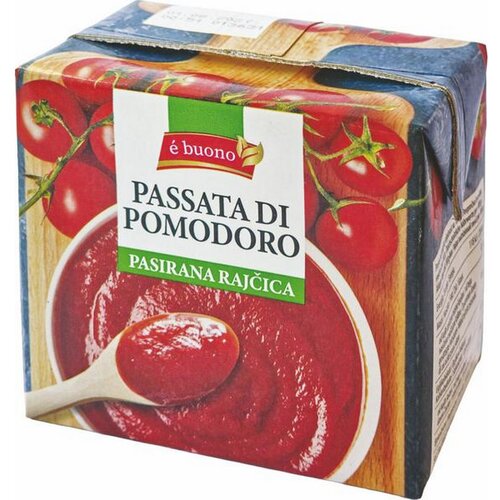 E BUONO pasirana rajčica 500 g Cene