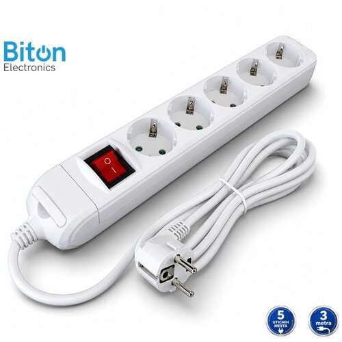 Bb Link PRENOSNA PRIKLJUCNICA BITON PETOSTRUKA 3M PREKIDAC KB-RB-05KL Slike