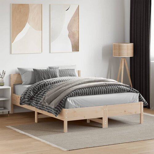 Furnova Posteljni okvir brez vzmetnice 120x190 cm trdna borovina, (21942754) Slike